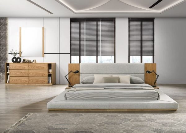 Nova Domus Jagger Modern Natural Oak Bedroom Set - Image 2