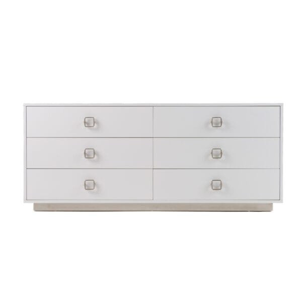 A&X Victoria - Modern White Crocodile Dresser