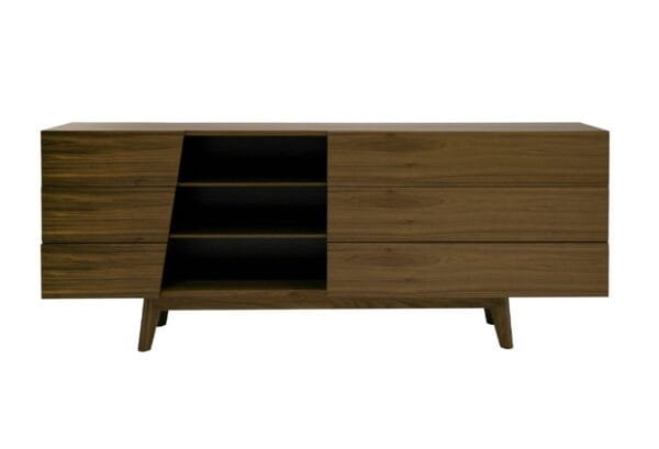 Modrest Abelard - Mid-century Walnut Dresser - Image 5