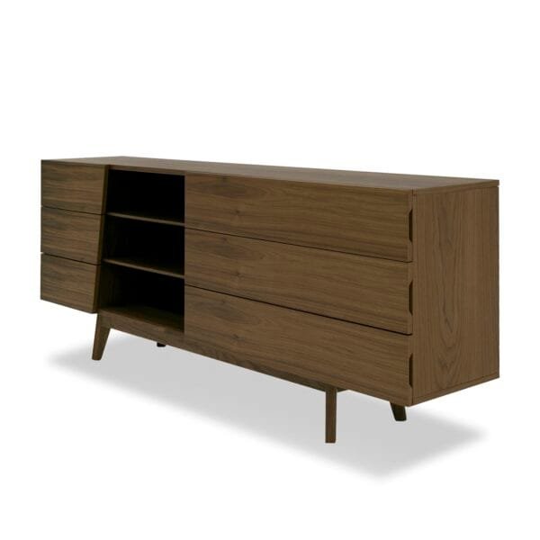 Modrest Abelard - Mid-century Walnut Dresser - Image 2