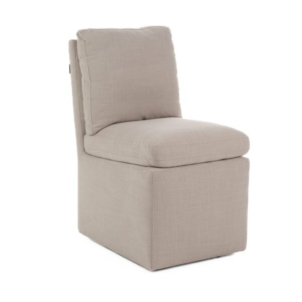 Modrest Adrian - Modern Beige Fabric Dining Chair