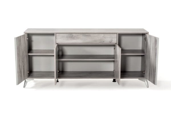 Nova Domus Alexa Italian Modern Grey Buffet - Image 5