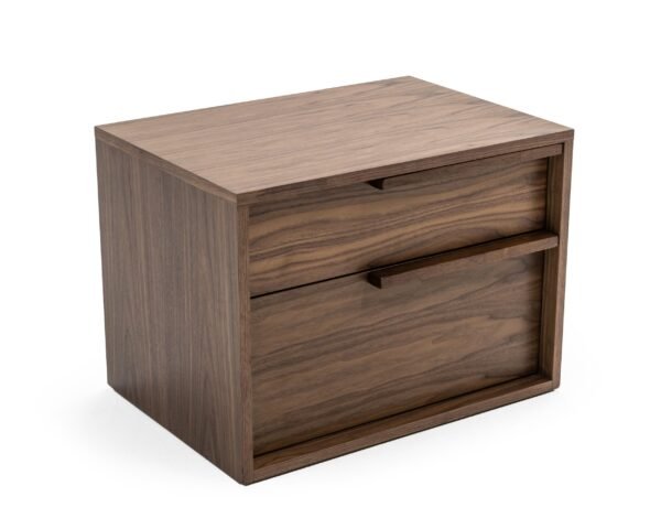 Modrest Amberlie - Modern Walnut Nightstand