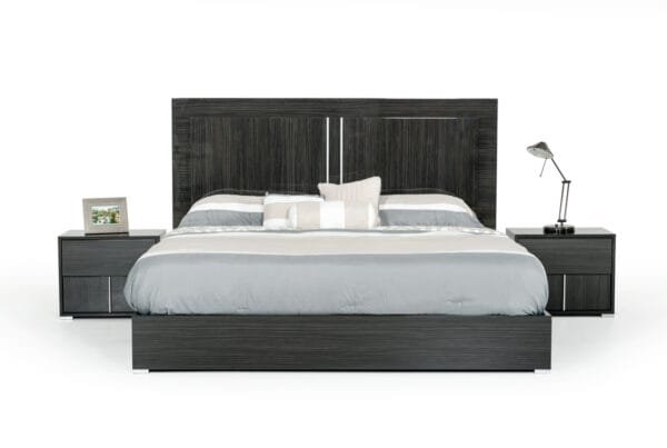 Modrest Ari Italian Modern Grey Nightstand - Image 2