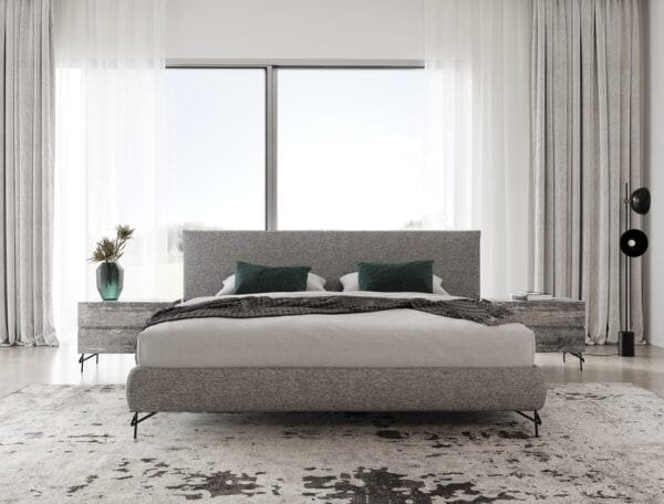 Nova Domus Aria - Italian Modern Multi Grey Q Bedroom Set - Image 4