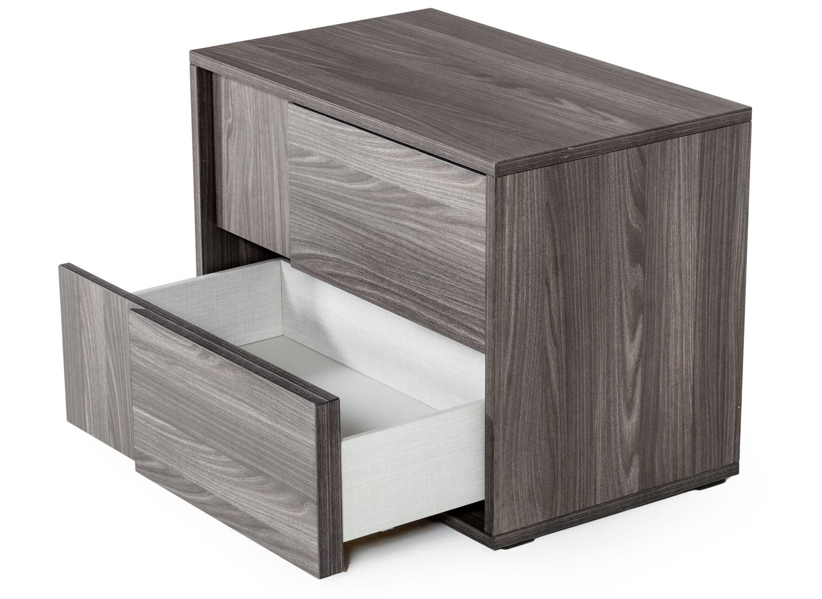 Nova Domus Asus - Italian Modern Elm Grey Nightstand 2 Nova Domus Asus - Italian Modern Elm Grey Nightstand - Image 2