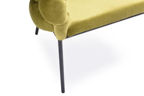 Modrest Debra Modern Green Fabric Dining Chair - Image 4