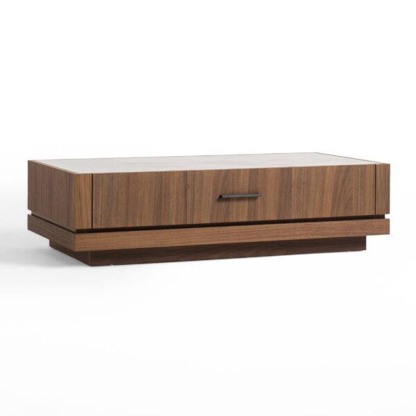 Nova Domus Bailey- Modern Walnut Rectangular Coffee Table