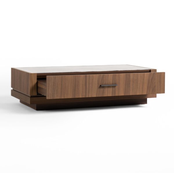 Nova Domus Bailey- Modern Walnut Rectangular Coffee Table - Image 2