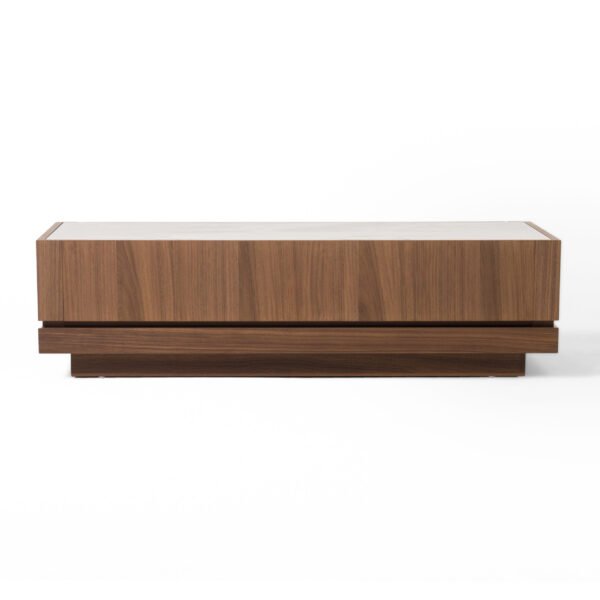 Nova Domus Bailey- Modern Walnut Rectangular Coffee Table - Image 5