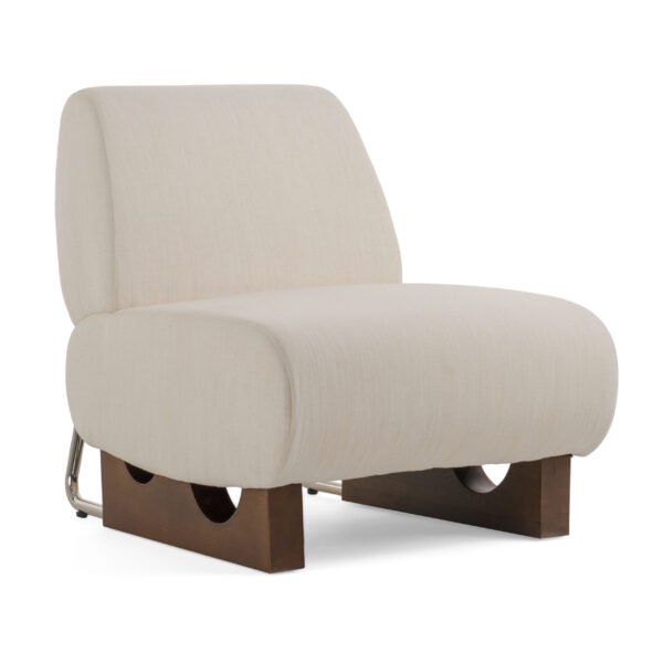 Modrest Barbara Modern Off White Accent Chair