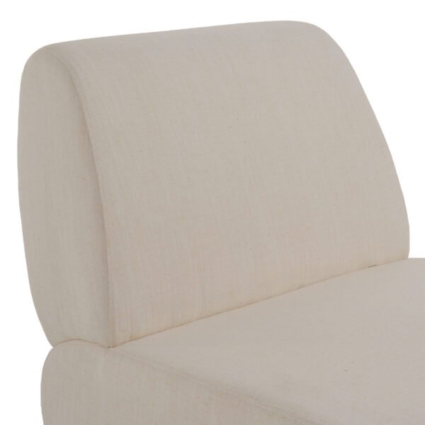 Modrest Barbara Modern Off White Accent Chair - Image 5