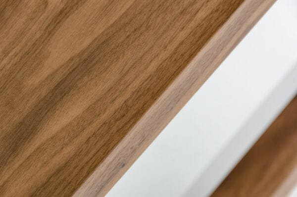 Modrest Jefferson Low Mid-Century Walnut & White TV Stand - Image 4
