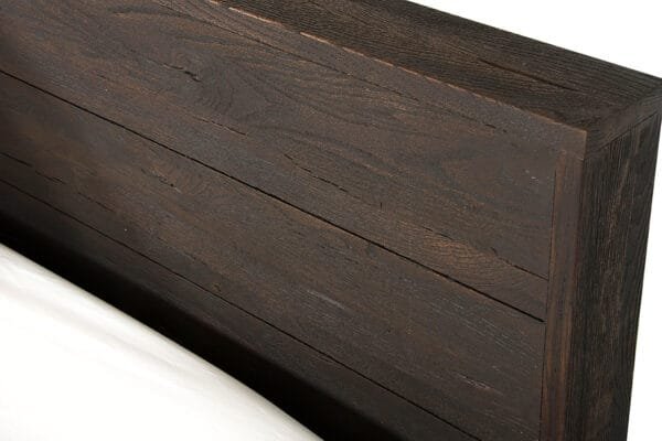 Modrest Selma Modern Dark Aged Oak Bed - Image 2