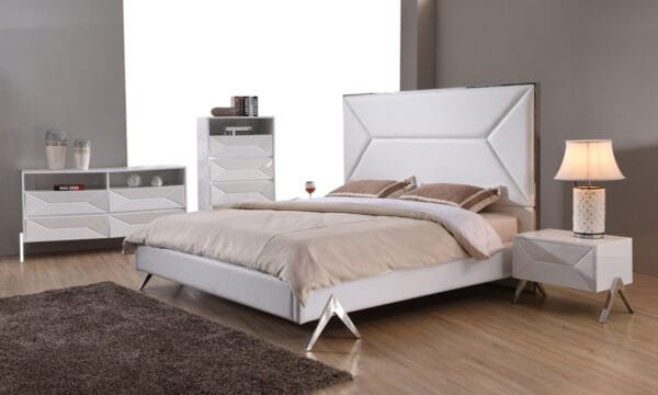 Modrest Candid Modern White Dresser - Image 2