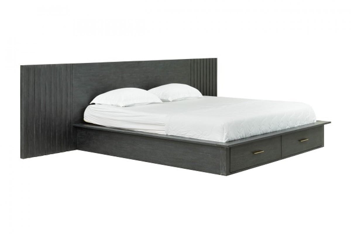 Modrest Manchester- Contemporary Dark Grey Bedroom Set 2 Modrest Manchester- Contemporary Dark Grey Bedroom Set - Image 2