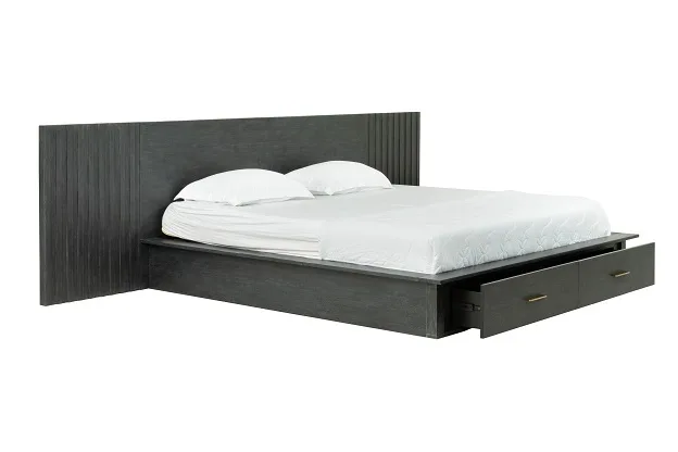 Modrest Manchester- Contemporary Platform Dark Grey Q Bed 5 Modrest Manchester- Contemporary Platform Dark Grey Q Bed - Image 5