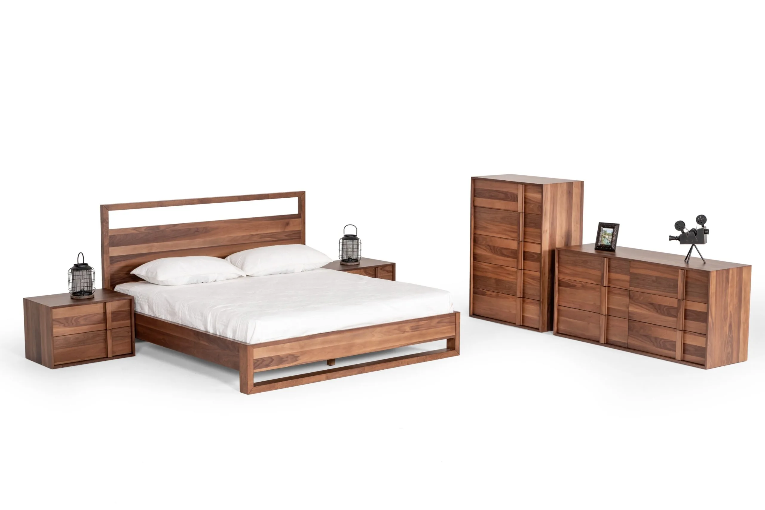 Eastern King Nova Domus Berlin - Modern Walnut Bed - Image 3