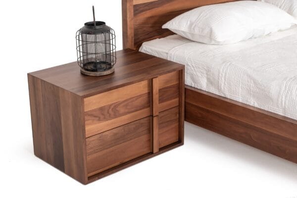 Nova Domus Berlin - Modern Walnut Nightstand - Image 4