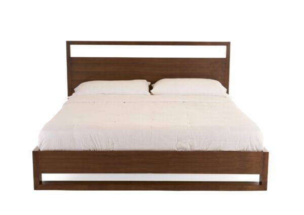 Nova Domus Berlin - Modern Walnut Bed - Image 2