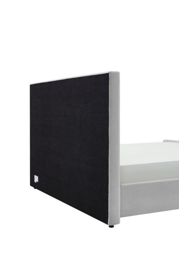 Eastern King Modrest Beverly - Modern Grey Velvet Bed - Image 2