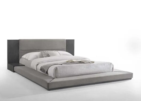 Queen Nova Domus Jagger Modern Grey Bedroom Set - Image 2