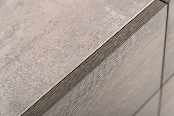 Queen Nova Domus Bronx Italian Modern Faux Concrete & Grey Bed - Image 3