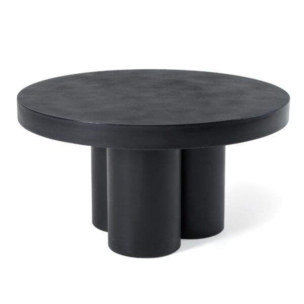 Modrest Bruni - Modern Black Concrete Coffee Table - Image 4