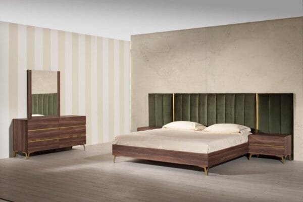Nova Domus Calabria Modern Walnut Mirror - Image 2