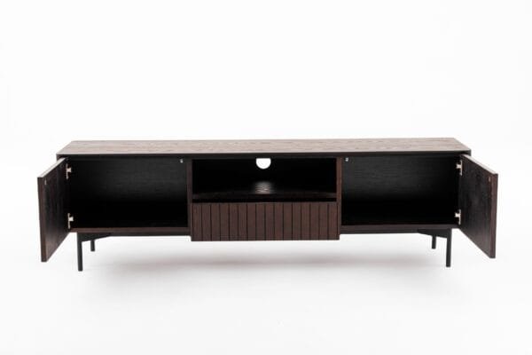 Modrest Calhoun - Modern Smoked Ash TV Stand - Image 5