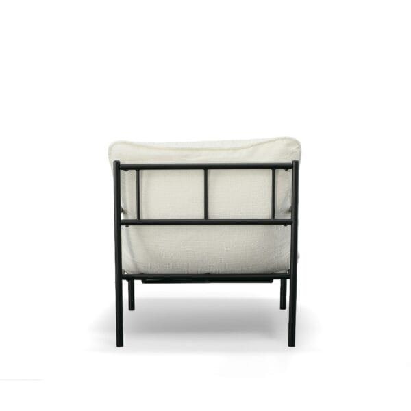Modrest Calumet - Modern White Accent Chair - Image 3