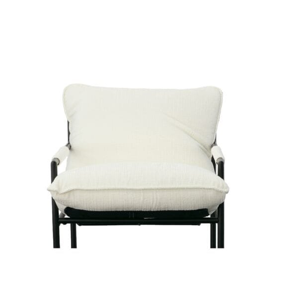 Modrest Calumet - Modern White Accent Chair - Image 4