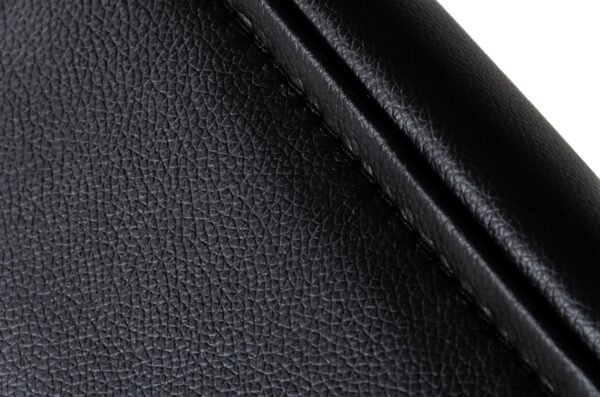A&X Carla - Modern Black Leatherette Dining Chair (Set of 2) - Image 5