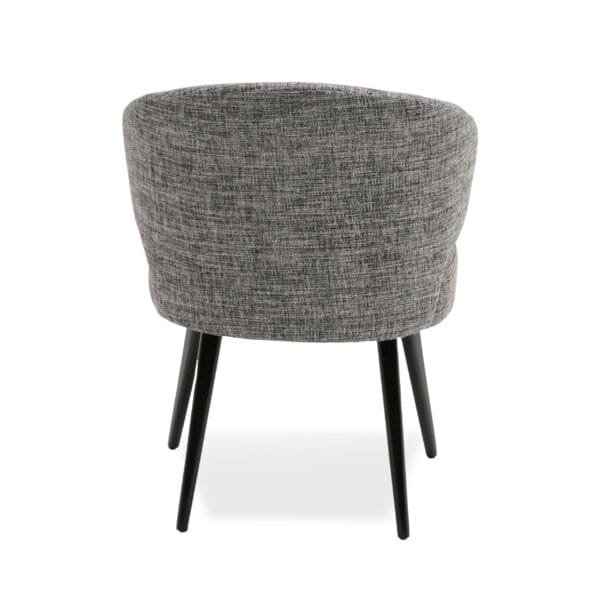 Modrest Carlton Modern Grey Fabric Dining Chair - Image 4