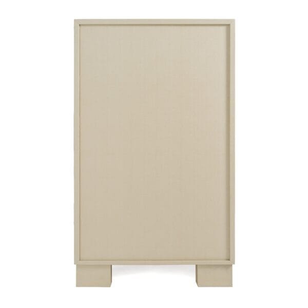 Nova Domus Cartier - Modern Beige Shagreen and Brushed Brass Chest - Image 4
