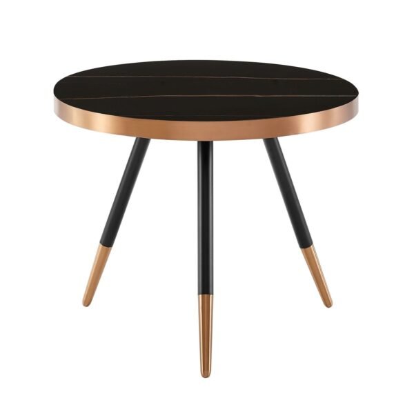 Modrest Cayson - Modern Black Ceramic Small Coffee Table