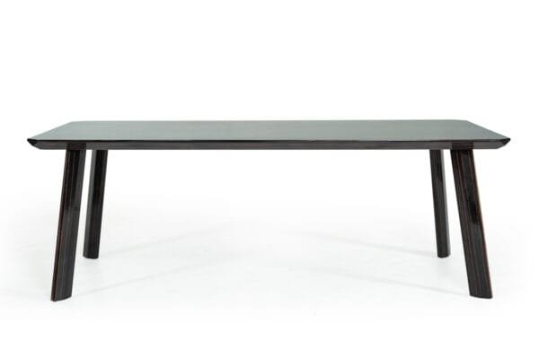 Modrest Chadwick Modern Ebony & Rosegold Dining Table - Image 5