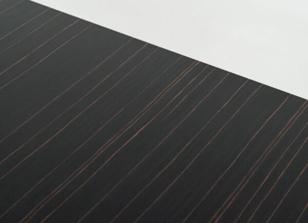 Modrest Chadwick Modern Ebony & Rosegold Dining Table - Image 4