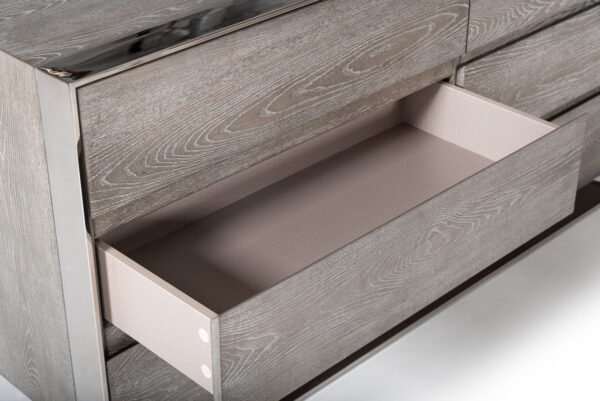 Modrest Arlene Modern Grey Elm Dresser - Image 4