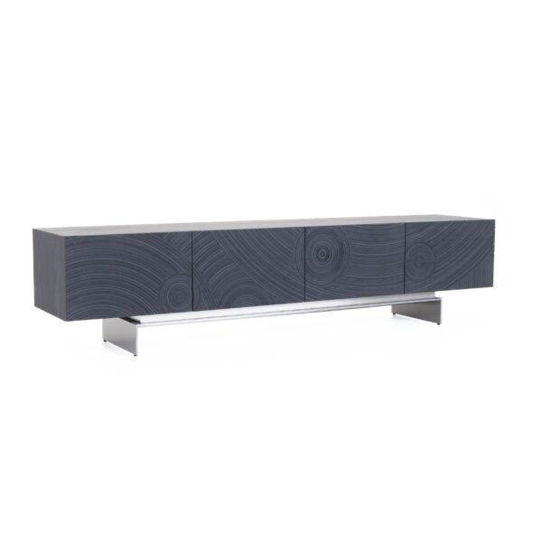 Lamod Cirque - Modern Black Ash TV Stand - Image 3