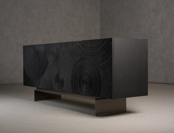 Lamod Cirque - Modern Black Ash Buffet - Image 4