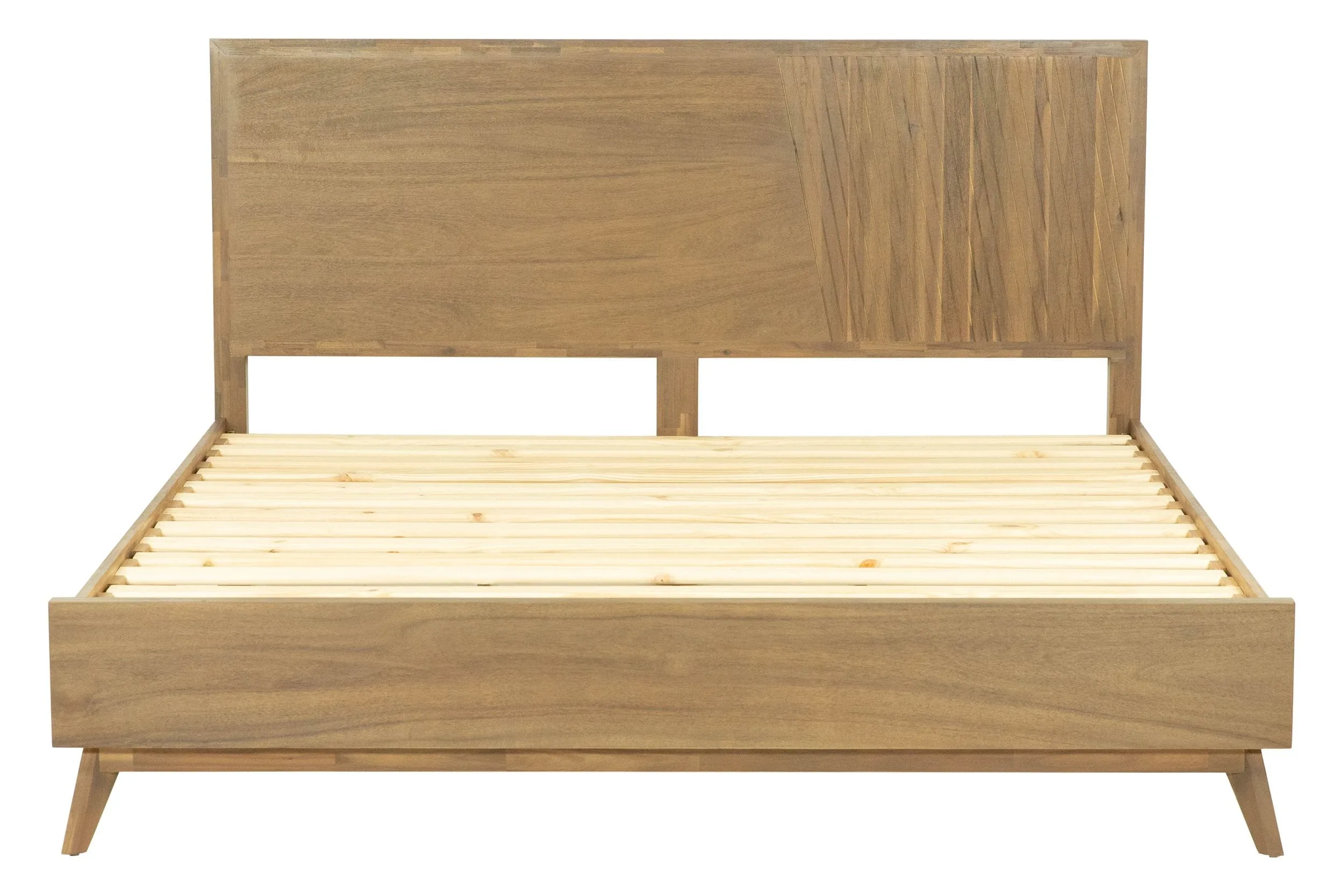 Modrest Claire - Eastern King Contemporary Walnut Bed - Image 3