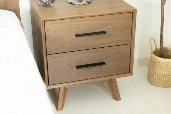 Modrest Claire - Contemporary Walnut NIghtstand - Image 2