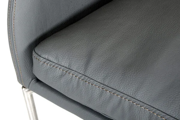 Modrest Sweeny Modern Grey Dining Chair - Image 3