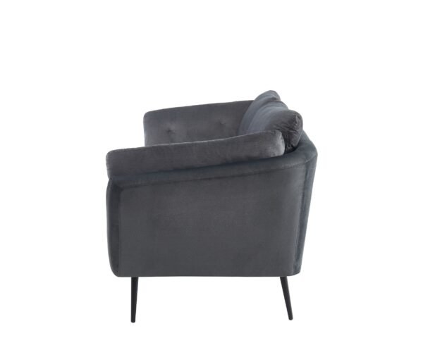 Divani Casa Cody - Modern Dark Grey Fabric Sofa - Image 2