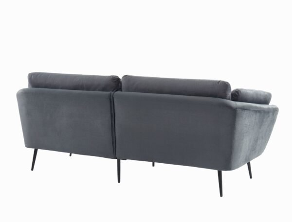 Divani Casa Cody - Modern Dark Grey Fabric Sofa - Image 3