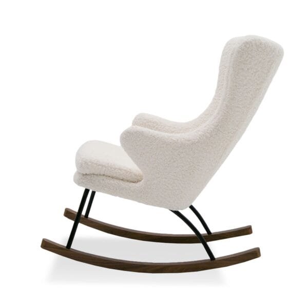 Modrest Colfax - Modern White Sheep Rocking Chair - Image 2