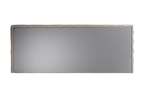 Modrest Concord - Modern Light Grey Velvet Bed - Image 4