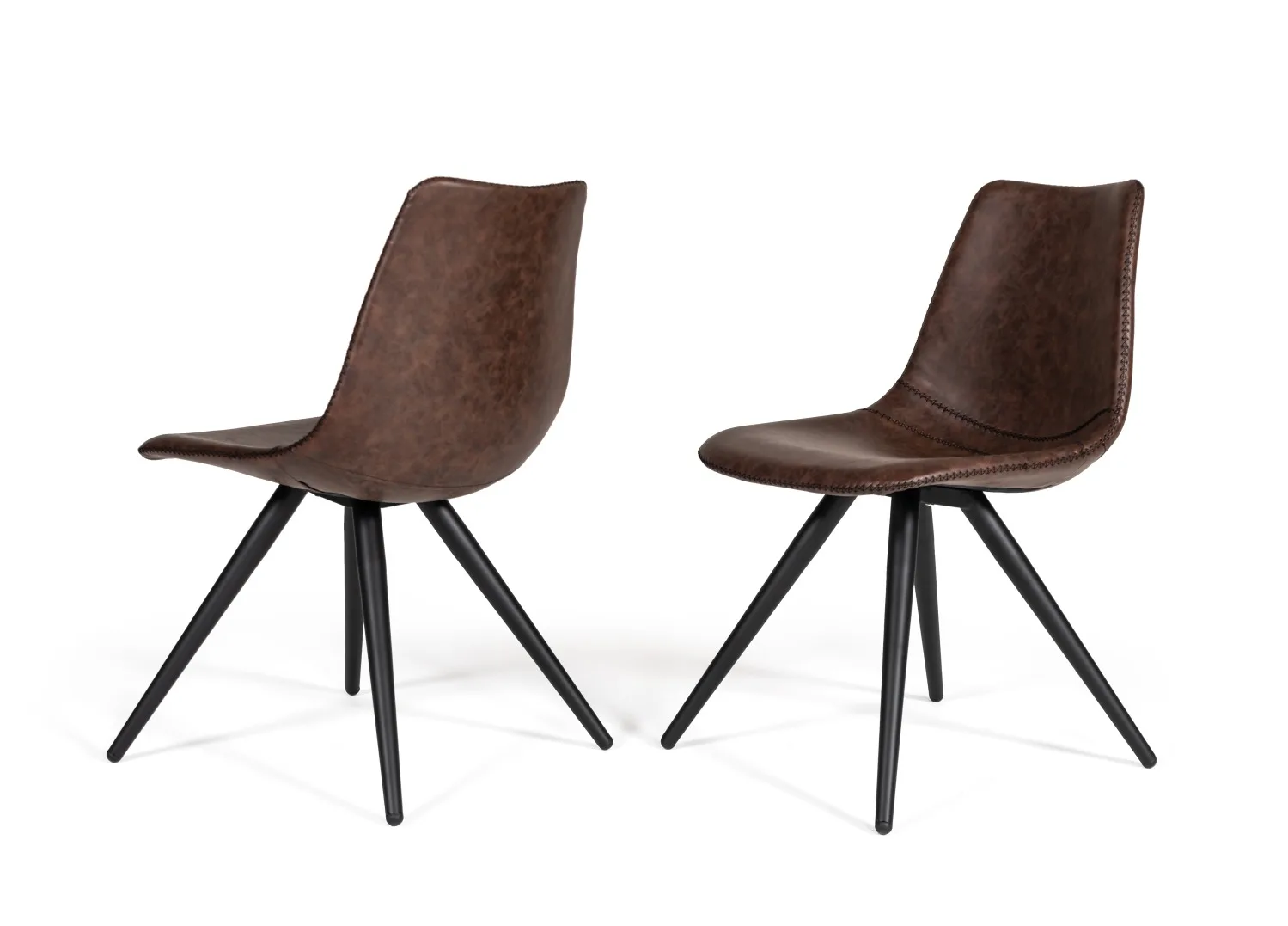Modrest Condor - Modern Brown Dining Chair (Set of 2) - Image 5