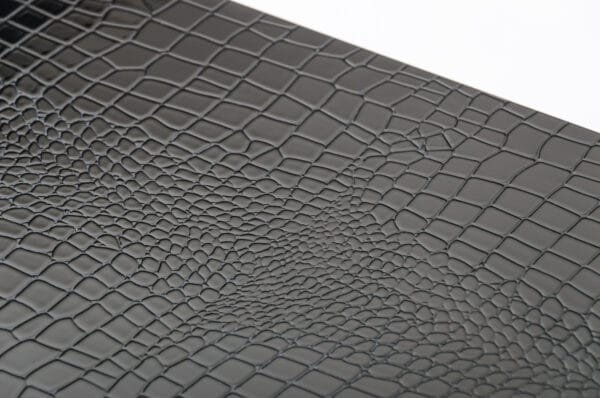 A&X Congress Transitional Black Crocodile Desk - Image 4